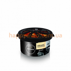 Ароматизатор в авто Aroma Car Organic 40g - BLACK Ароматизатор в авто Aroma Car Organic 40g - BLACK